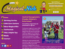 Tablet Screenshot of magicalnick.com